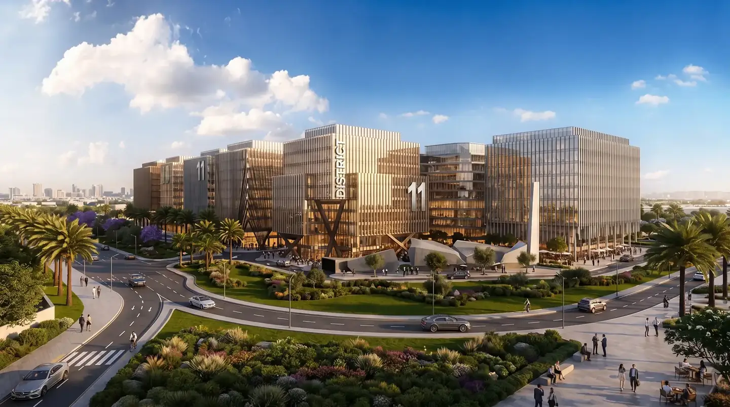 District 11 offices on E311, Sharjah (artist's impression)